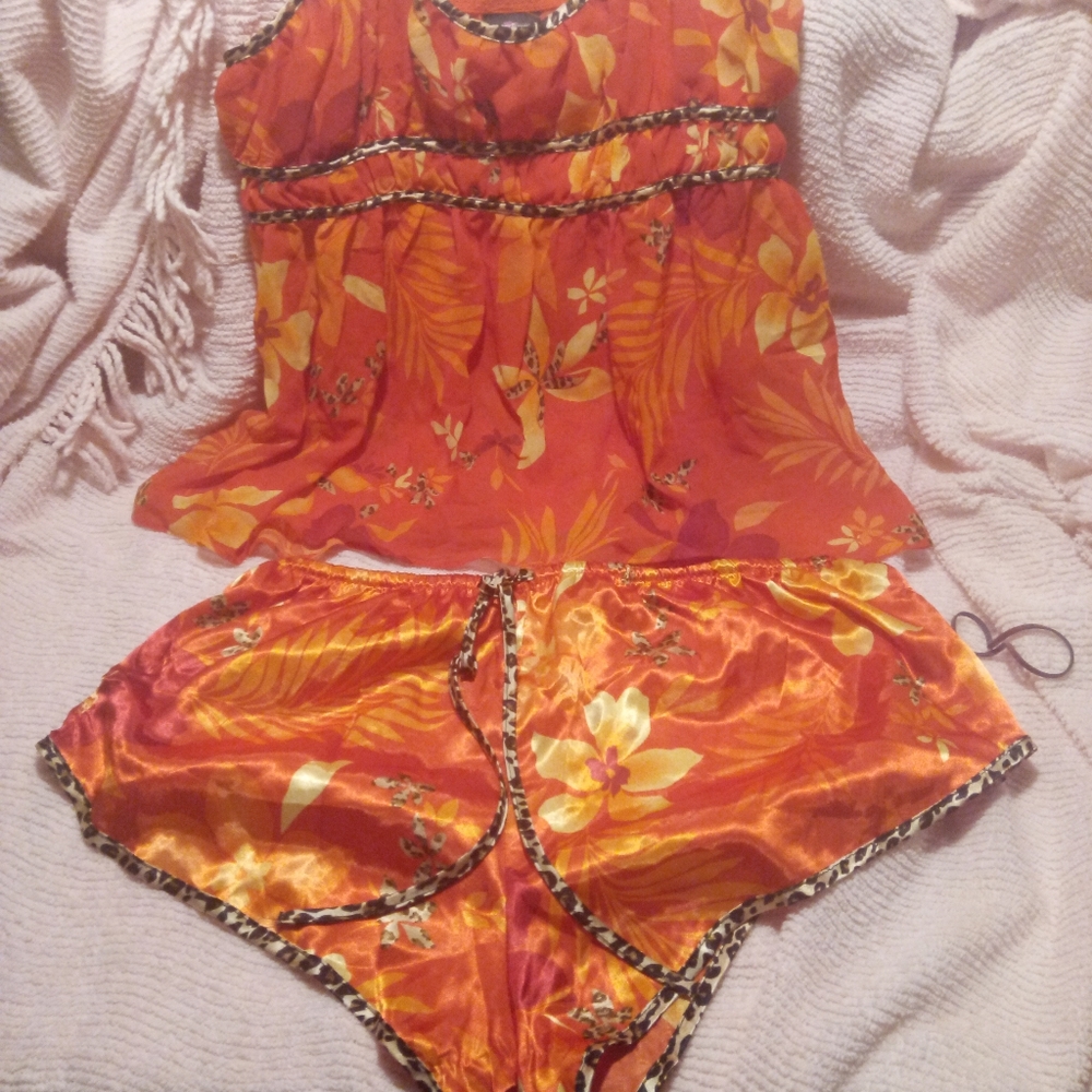 Pajama set shorts lingerie